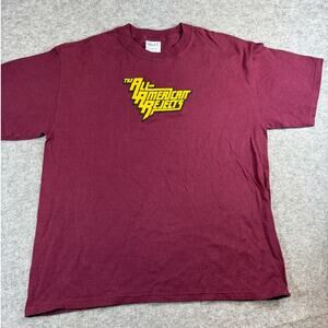 Vintage Y2K All American Rejects Shirt Mens Large Red Rock Band Music Streetwear
